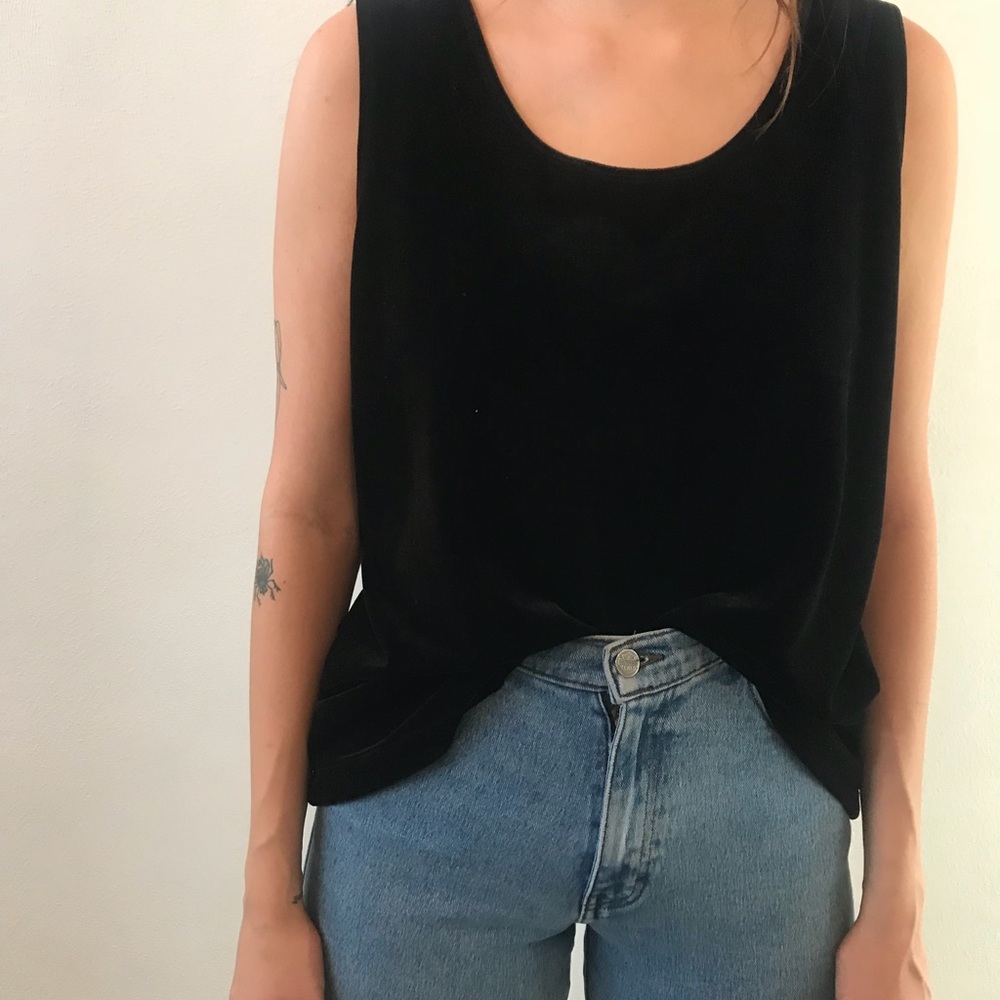 Vintage velvet tank